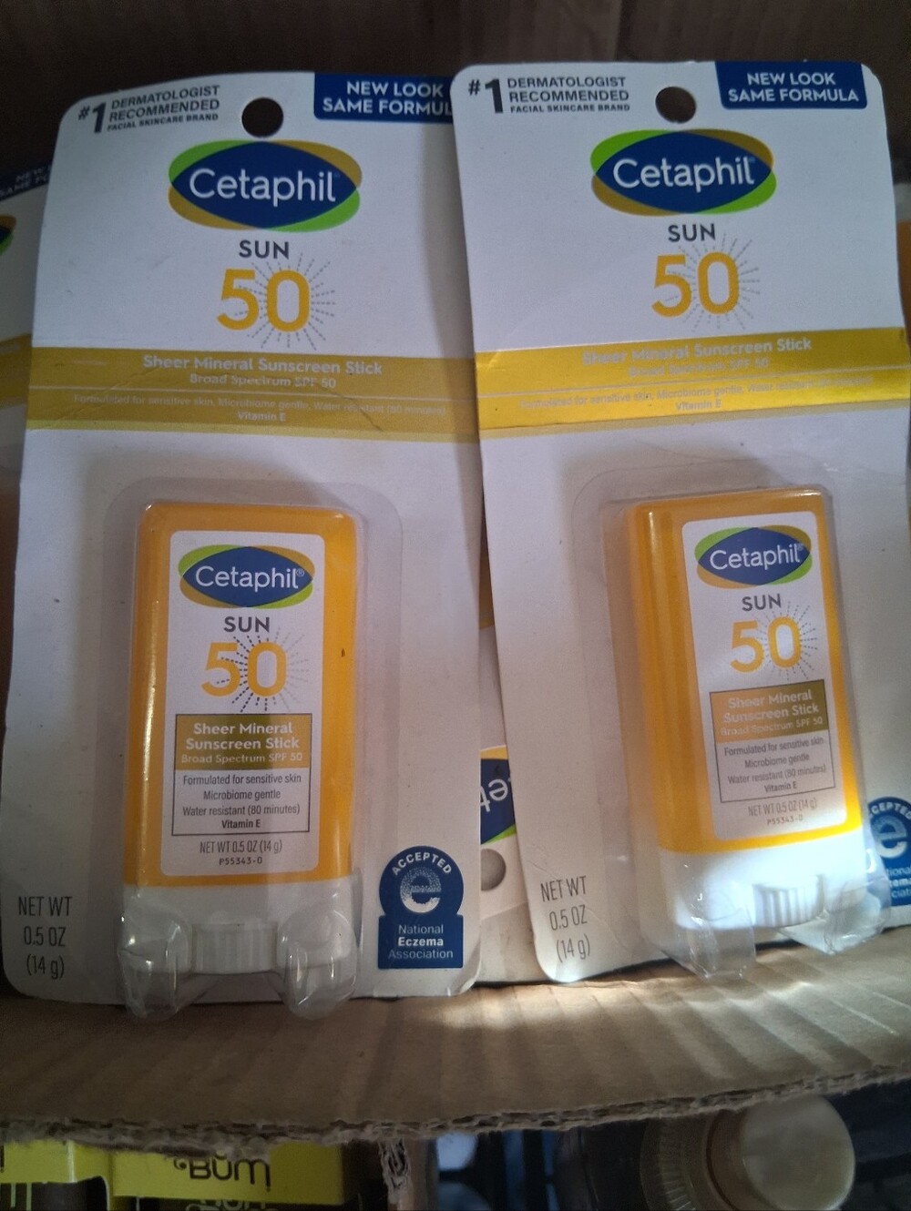 Cetaphil Sun SPF 50 Sheer Mineral Sunscreen Stick - Yellow